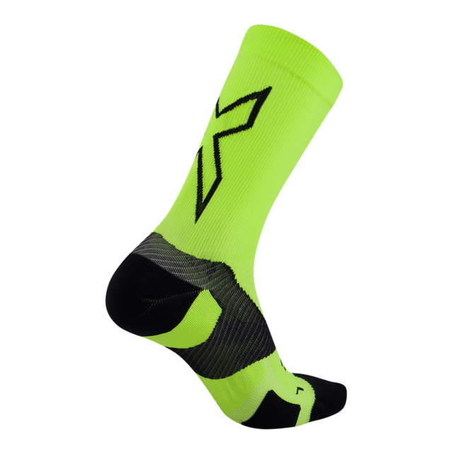 2XU-Vectr-Light-Cushion-Crew-Socks-Volt-BlackX-back
