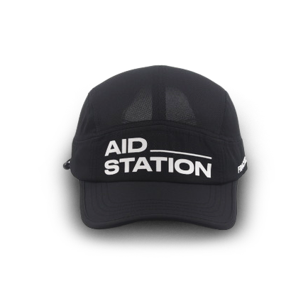Aid Station - Curved Series Running Cap - Black