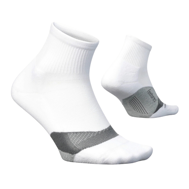Feetures - Elite Ultra Light Cushion Quarter - White