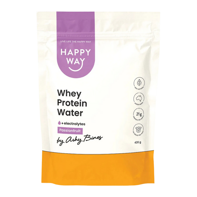 HappyWay - Ashy Bines Whey Protein Water 420g - Passionfruit