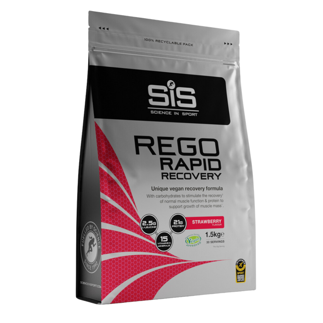 Science In Sport (SIS) - Rego Rapid Recovery Powder Bag - Strawberry