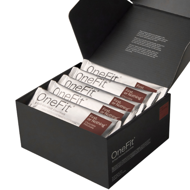First. or Nothing - OneFit Collagen Protein Sachet - Chocolate Milkshake (Box)