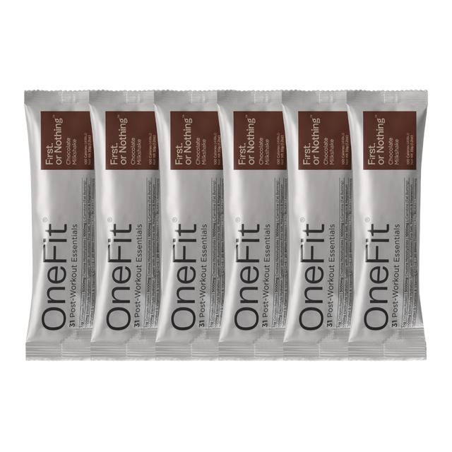 First. or Nothing - OneFit Collagen Protein Sachet - Chocolate Milkshake (Pack of 6)
