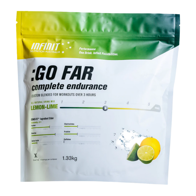Infinit Nutrition - Go Far Drink Mix Bag - Lemon Lime