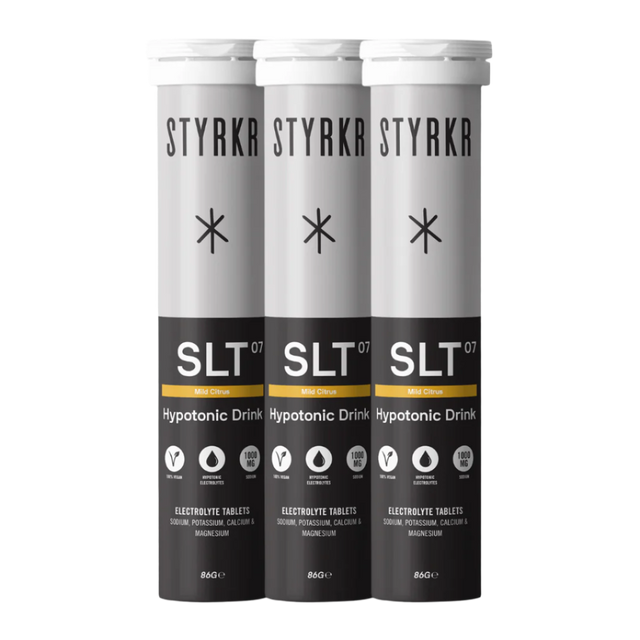 Styrkr - SLT07 Hydration Tablets - Mild Citrus (1000mg) - 3 Pack