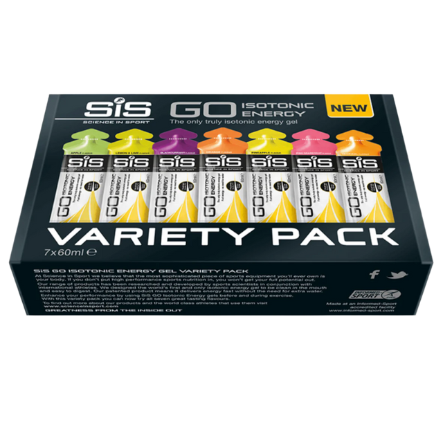 Science In Sport mixed Isotonic Energy Gels 7 pack