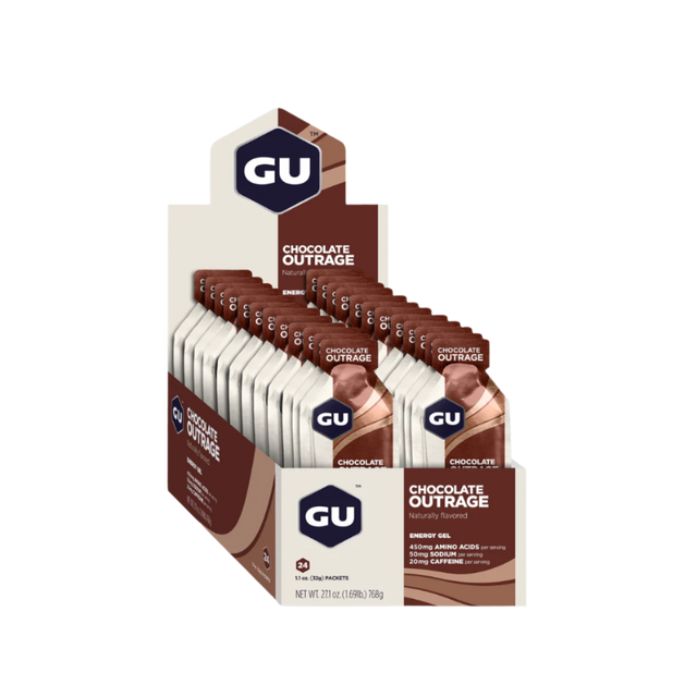 GU Energy Gel Chocolate Outrage Box of 24