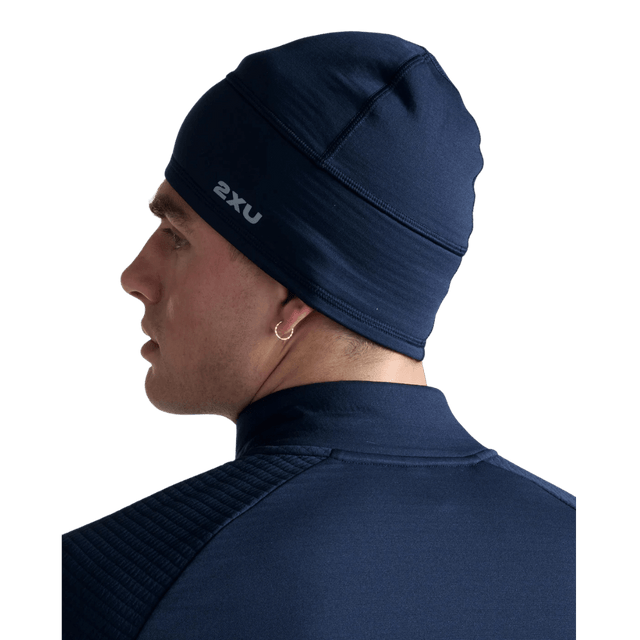 2XU - Ignition Haptic Beanie - Midnight/Silver Reflective - Aid Station