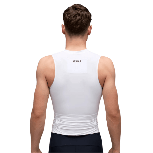 2XU - Mens Light Speed React Trisuit - Black/White - Aid Station