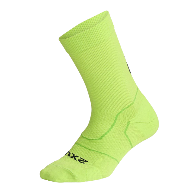 2XU-Vectr-Light-Cushion-Crew-Socks-Volt-Black