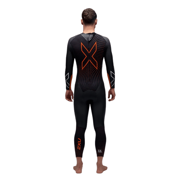 2XU - Mens Propel P:1 Wetsuit - Black/Solar Orange - Aid Station