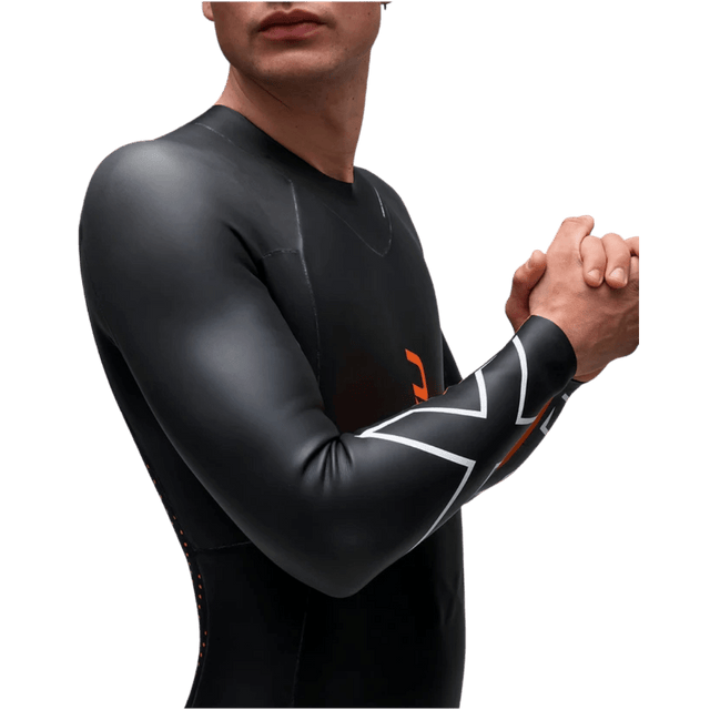 2XU - Mens Propel P:1 Wetsuit - Black/Solar Orange - Aid Station