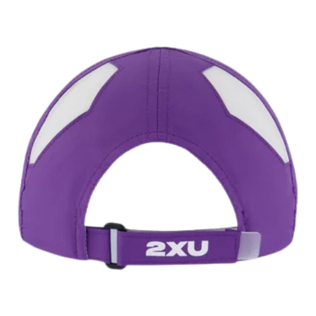 2XU-run-cap-volt-pureple-white-back