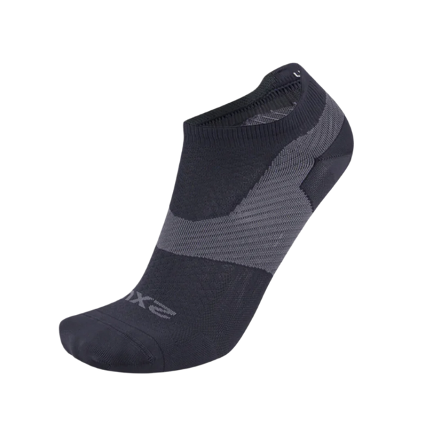 2XU - Vectr Ultralight No Show Socks - Titanium/Black