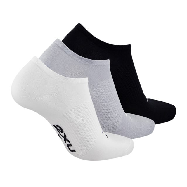 2XU - Invisible Sock 3 Pack - Three/Colour