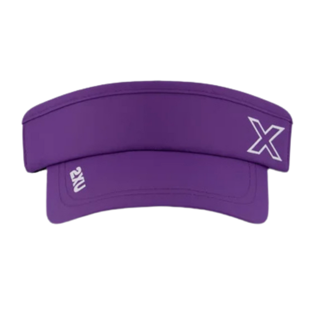 2xu-performance-visor-pureple-white