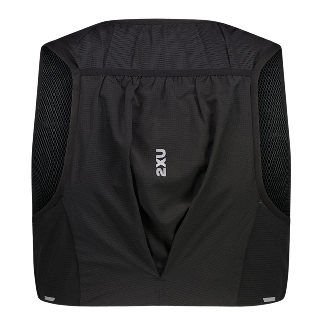 2XU - Run Hydration Vest - Black/Silver Reflective - Back