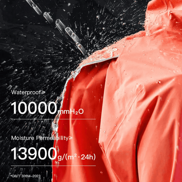 AONIJIE - 100% Waterproof Jacket - Black - Aid Station
