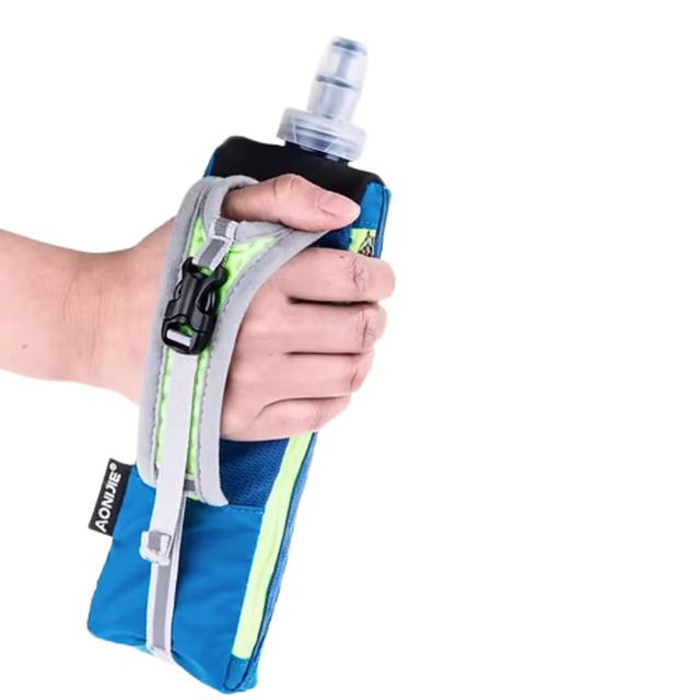 AONIJIE - Windrunner Soft Flask Holder Plus 500ml Flask - Blue - Aid Station