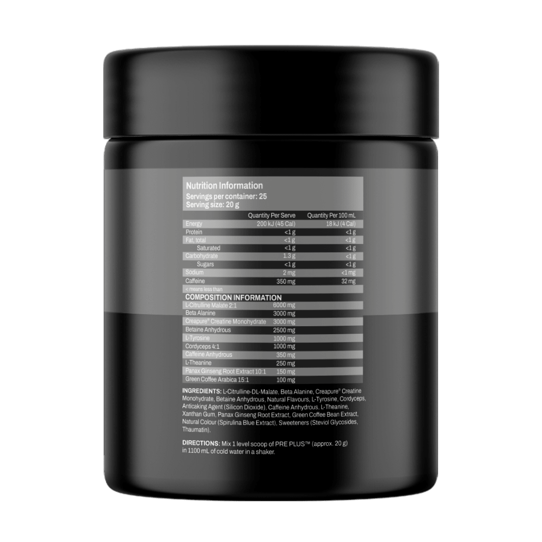 Pre Shop Pre+ Batch Tested Pre-Workout Supplement | Aid Station