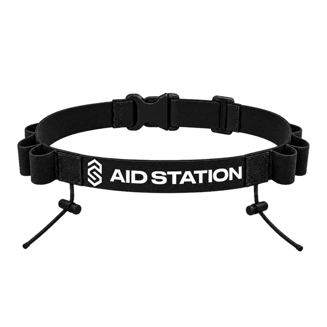Aid Station - Race Belt - Black - Aid Station