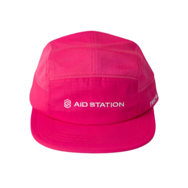 Aid Station - Fractel Running Hat - Fluro Pink