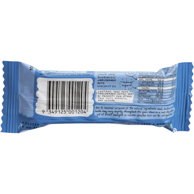 Blue Dinosaur - Energy Bar - Blueberry (Coming Soon) back