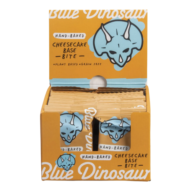 Blue Dinosaur - Hand Baked Bite - Cheesecake Base (Coming Soon) Box of 18