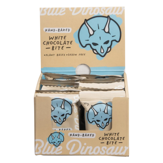 Blue Dinosaur - Hand Baked Bite - White Chocolate 