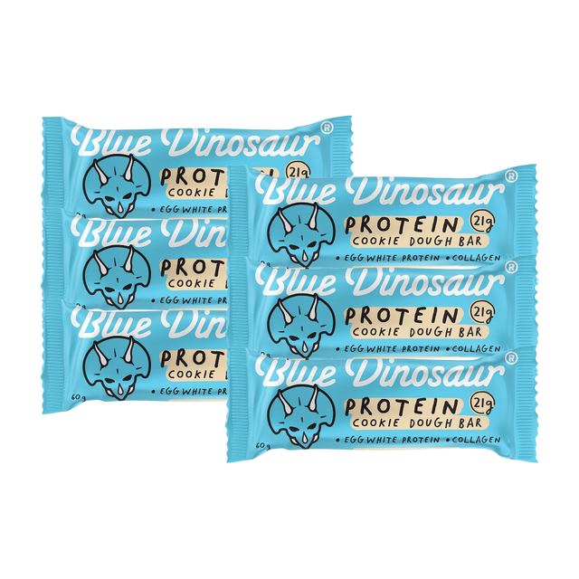 Blue Dinosaur - Protein Bar - Cookie Dough Packof6