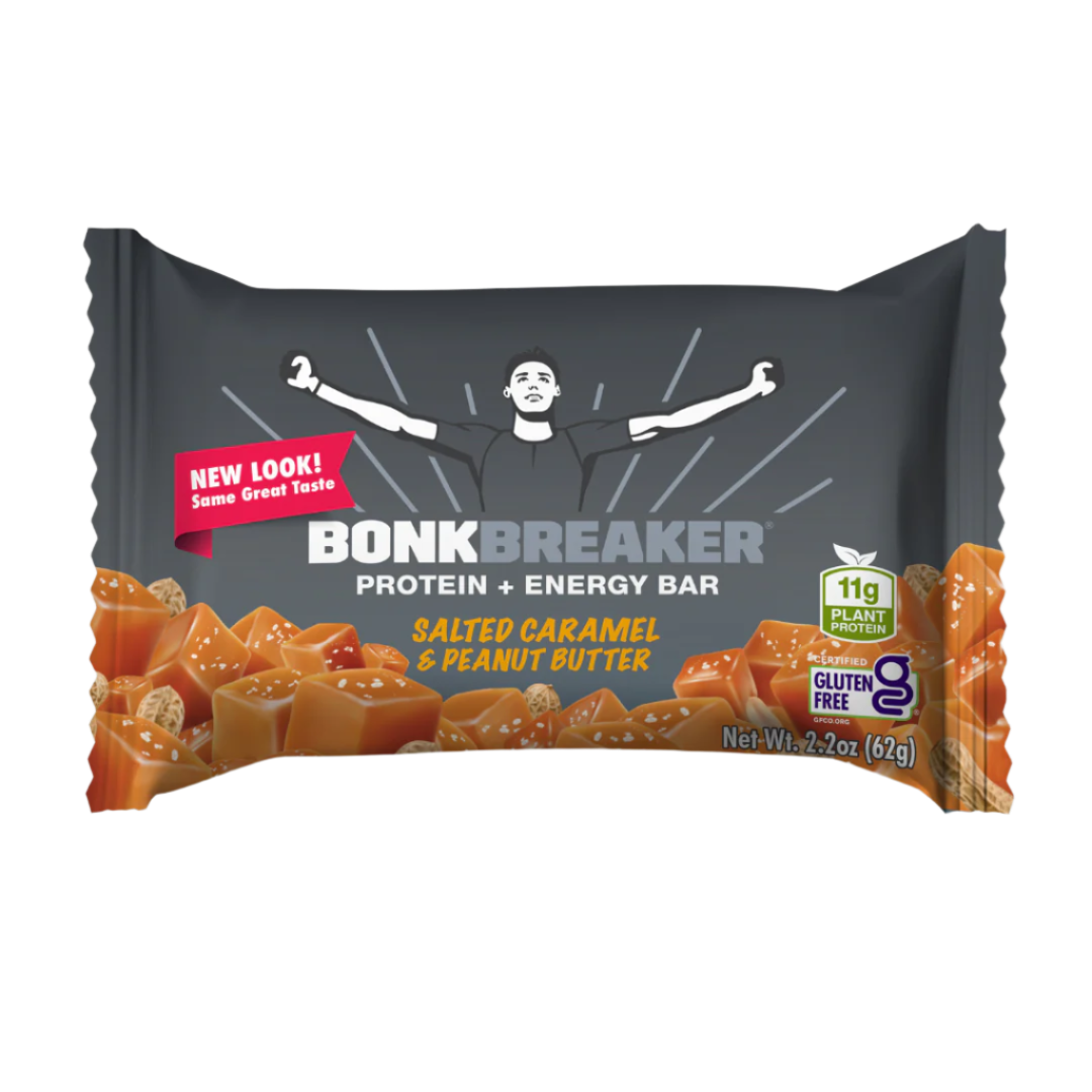 Bonk Breaker - Plant-Based Protein Bar - Salted Caramel & Peanut Butter 