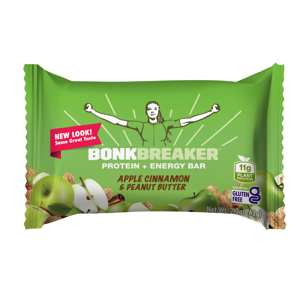 Bonk Breaker - Plant-Based Protein Bar - Apple Cinnamon & Peanut Butter (Coming Soon)