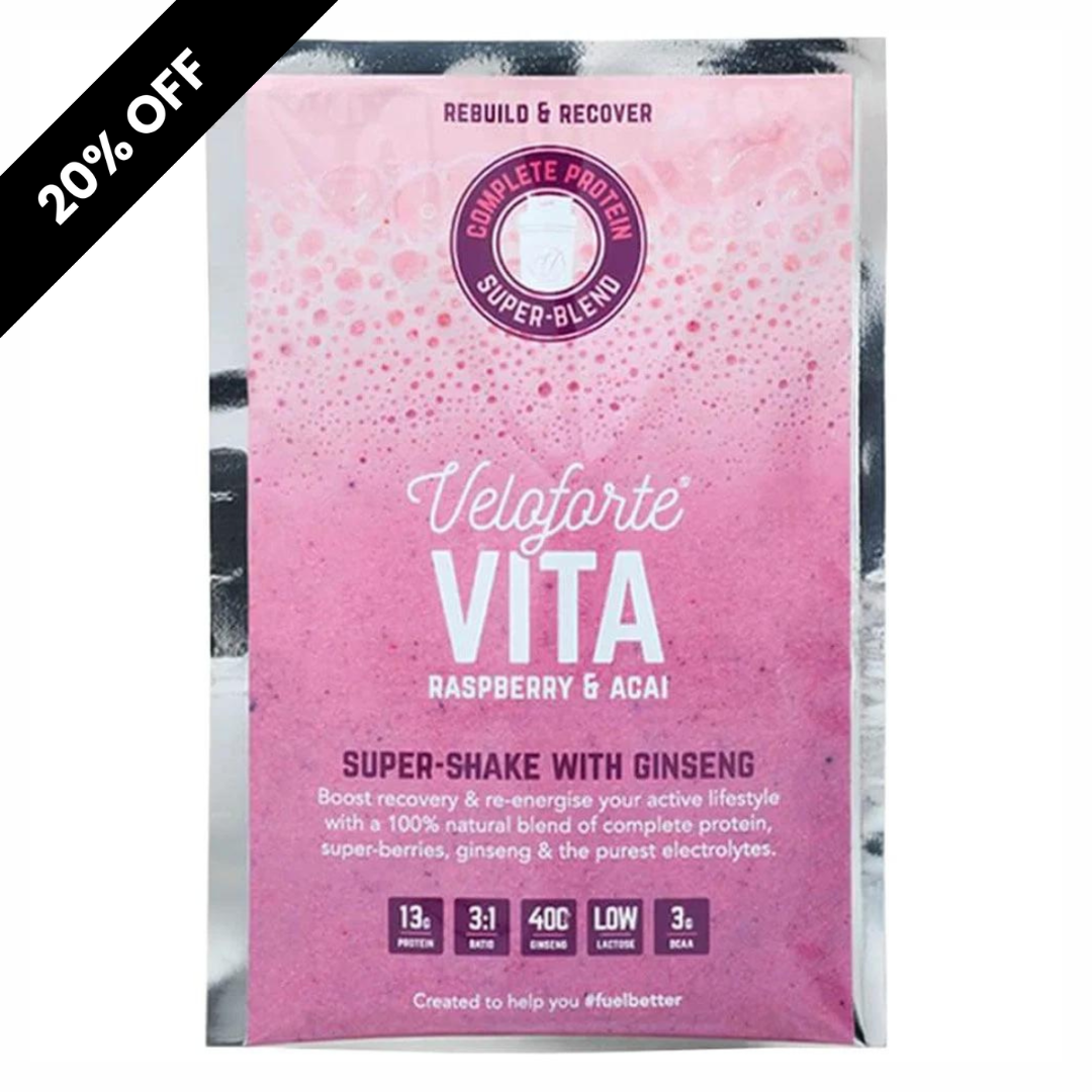 SALE - Veloforte - Vita (Raspberry & Acai) Protein Shake (BB 31.12.24)