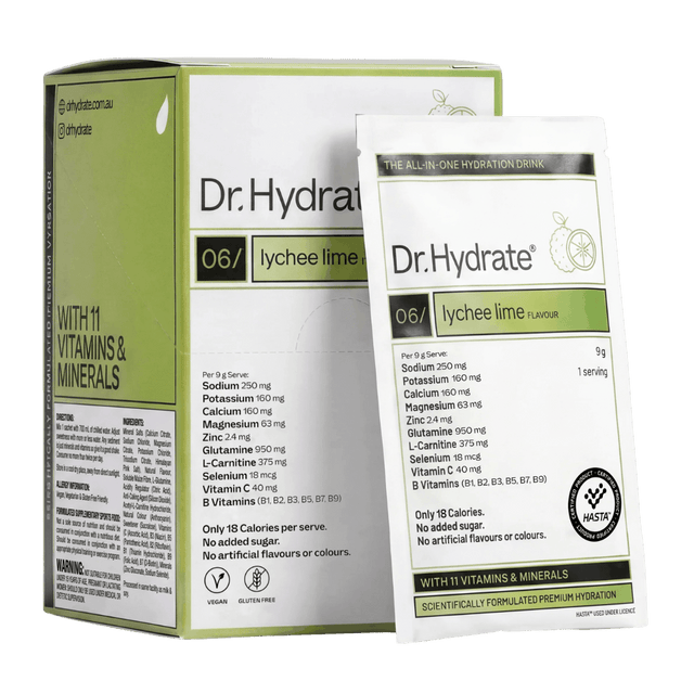 Dr. Hydrate - All-In-One Drink Sachet Box - Lychee Lime - Aid Station