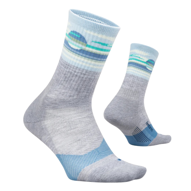 Feetures - Trail Max Cushion Mini Crew - Cloud Veil Blue - Aid Station