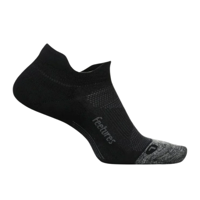 Feetures - Elite Light Cushion No-Show Tab - Black 