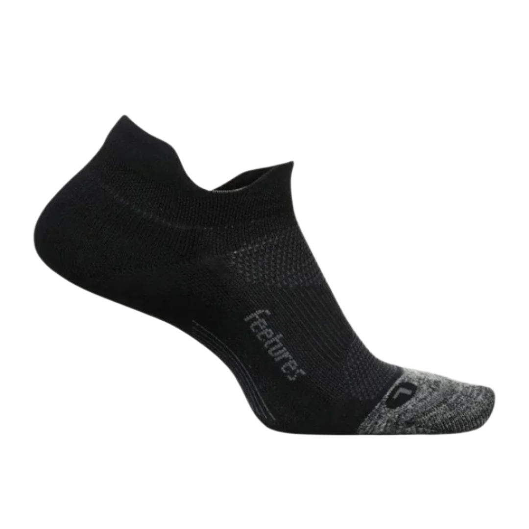 Feetures - Elite Light Cushion No-Show Tab - Black 