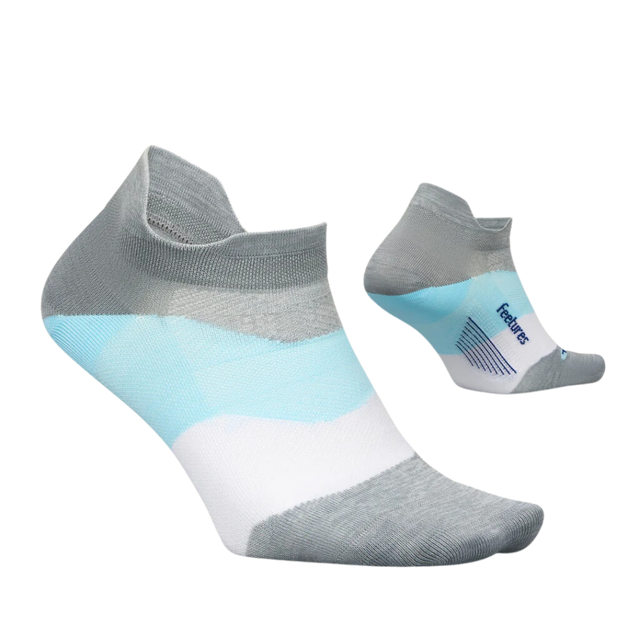 Feetures - Elite Ultra Light Cushion No-Show Tab - Gray Sky