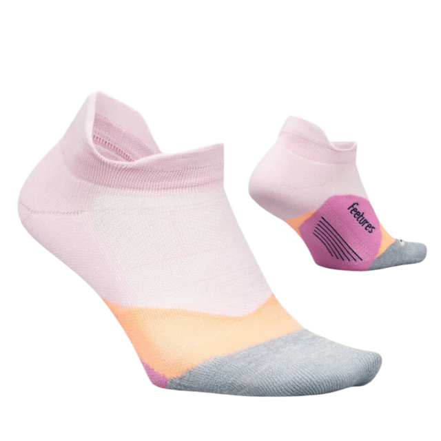 Feetures - Elite Ultra Light Cushion No-Show Tab - Pink Blitz