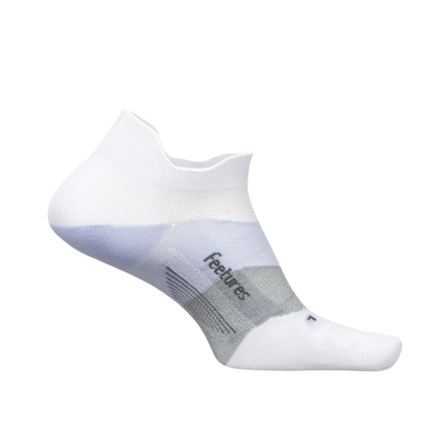 Feetures - Elite Ultra Light Cushion No-Show Tab - White Lilatech