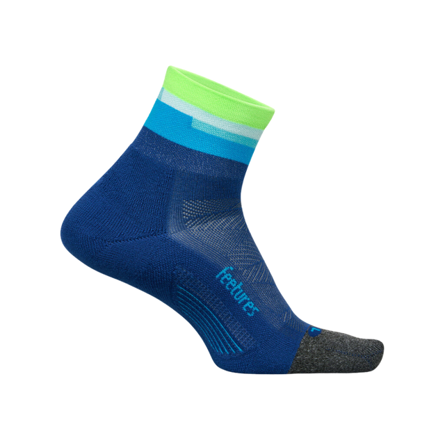 Feetures - Elite Ultra Light Cushion Quarter - Surfboard Blue