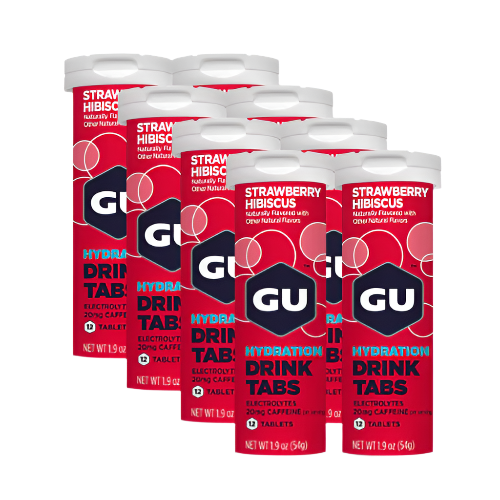 GU Energy - Hydration Drink Tabs - Strawberry Hibiscus (with caffeine)