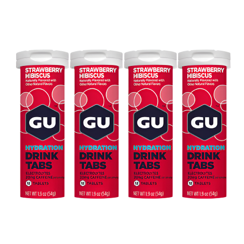 GU Energy - Hydration Drink Tabs - Strawberry Hibiscus (with caffeine)