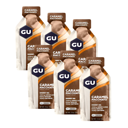 GU Energy - Energy Gels - Caramel Macchiato (with caffeine)