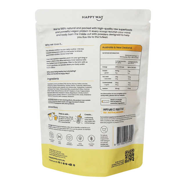 HappyWay - Vegan Protein Water 420g - Tropical Crush