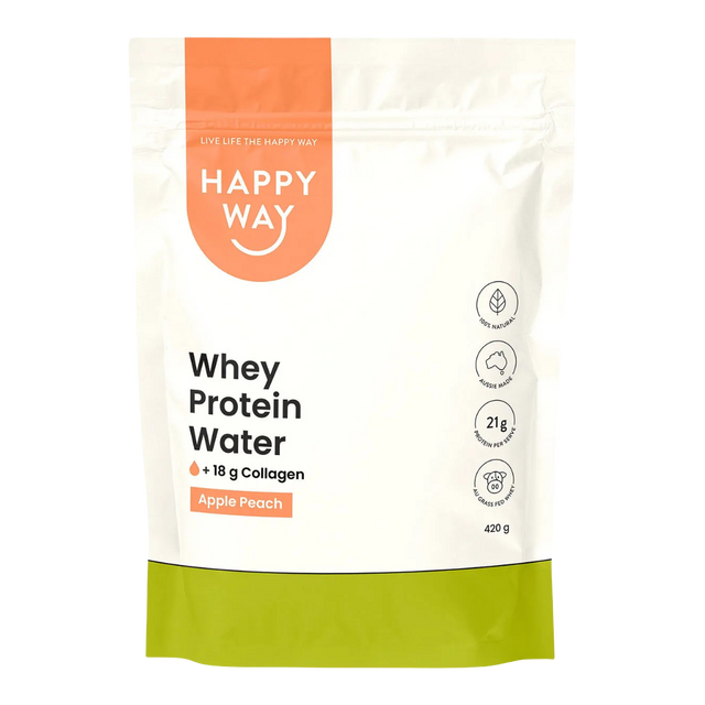 HappyWay - Whey Protein Water 420g - Apple Peach