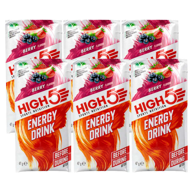 High5 - Energy Drink Mix Sachet - Berry - 6 Pack