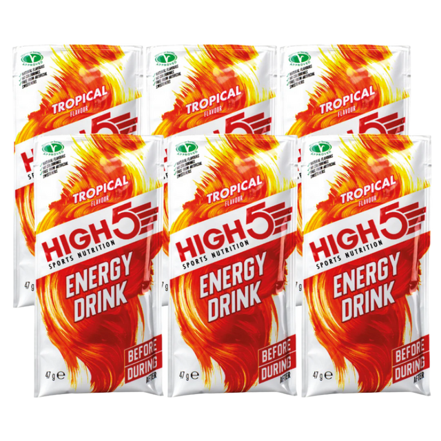 High5 - Energy Drink Mix Sachet - Tropical - Pack of 6