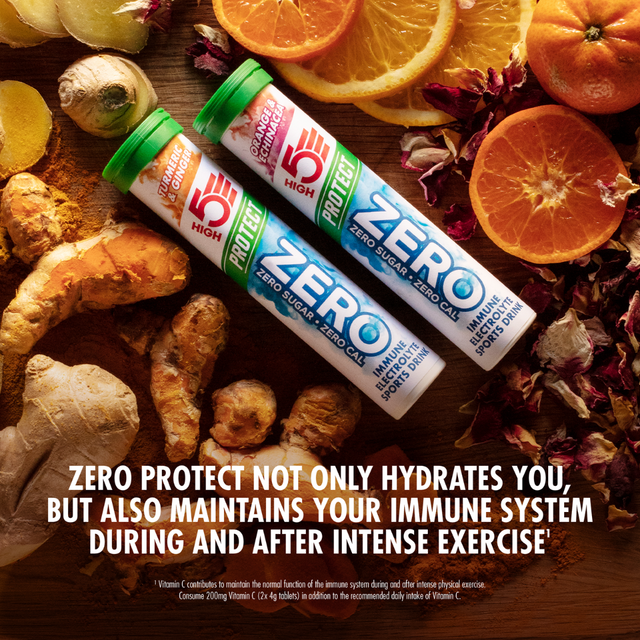 High5 - Hydration Tablets - ZERO - Protect - Turmeric & Ginger - Lifestyle