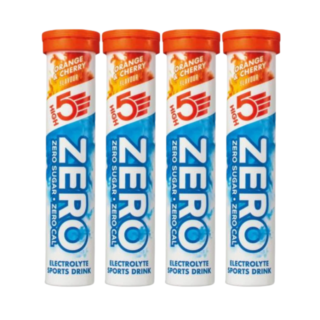 High5 - Hydration Tablets - ZERO - Orange & Cherry - 4 Pack